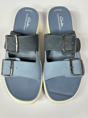 ✨Clarks Cloudsteppers Drift Buckle Slide Sandal Size 8.5